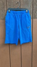 True Religion Boys Kids Large Sweat Shorts Blue Casual Cozy