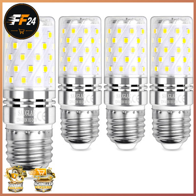 LED Leuchtmittel E27 12W 4000K Neutralweiß 1450lm Edison Schraube 4-Pack