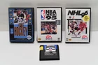 Sega Genesis 4 Sports Games Lot Madden Hockey NBA Football NHL96 (untested)