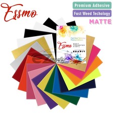 16 Color HTV Bundle 20pcs Matte Heat Transfer Vinyl 12"x10" Sheet T-Shirt Cricut