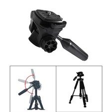 Camera Tripod Head 3/8" 1/4"Thread Quick Release Black Accessories Panoramic