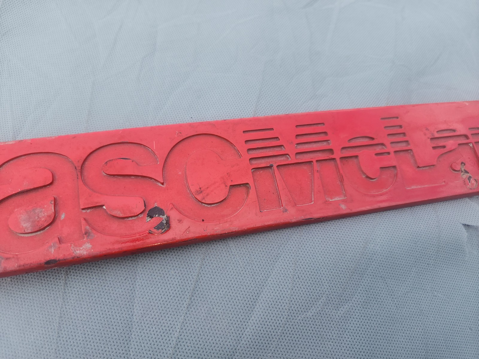 MUSTANG MCLAREN nameplate Filler Panel 1988, Cobra Steeda Foxbody 5.0