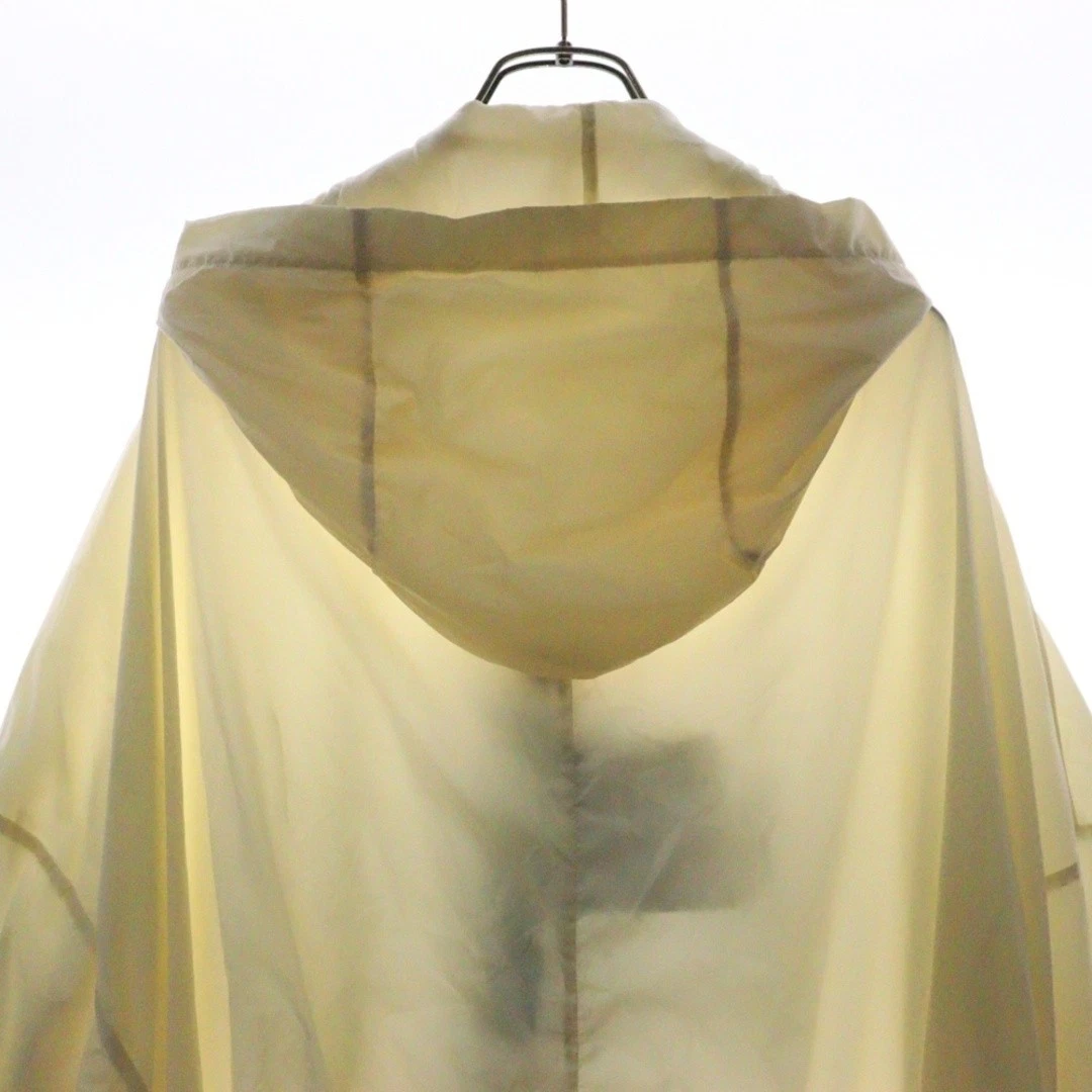 Felpa con cappuccio Rick Owens 22SS PETER CROPPED zip nylon usata 28ebee80508b