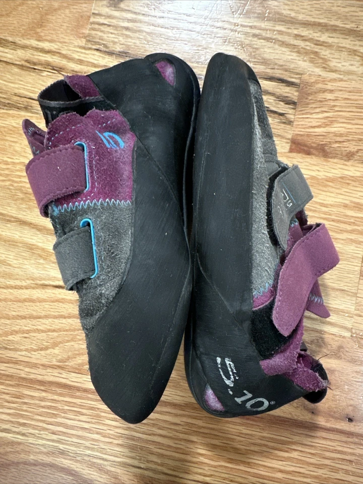Zapatos de escalada para mujer talla 5 Rogue 5,10 gris púrpura Foto 4 de 4