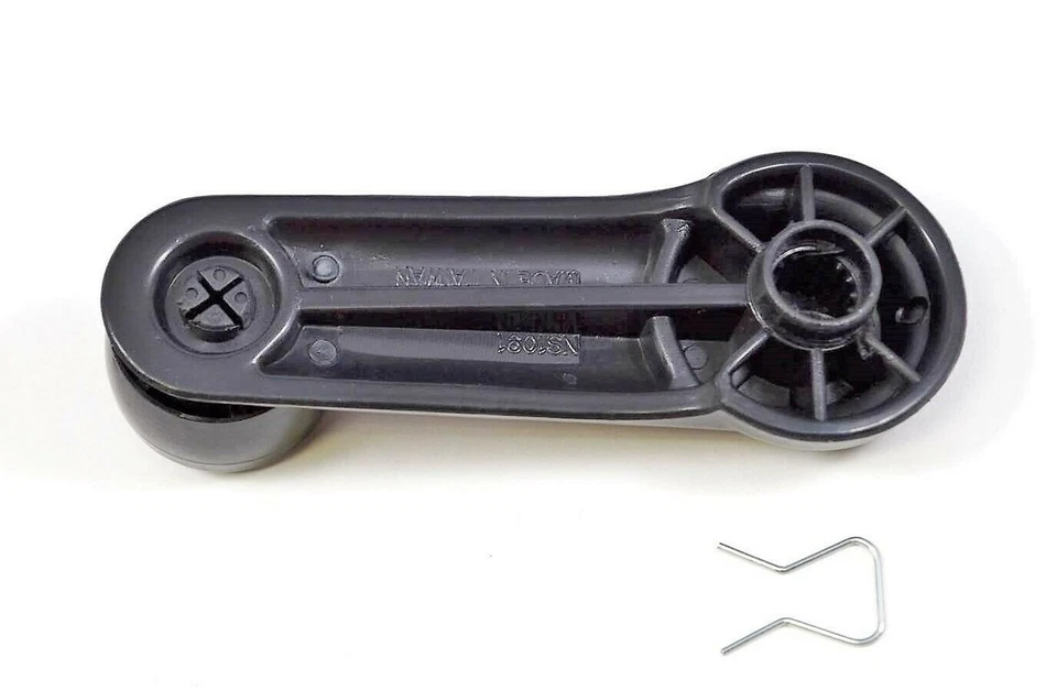 fits 1986 to 1997 Nissan Pickup Window Crank Handle Left and Right Black Foto 2 de 2