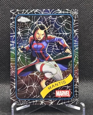 Mantis #171 Web 2025 Topps Chrome Marvel Chrome /399 Spiderweb refractor 