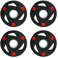 Olympic Cast Iron 2-Inch Weight Plate for Strength Training  Weightlifting  ...