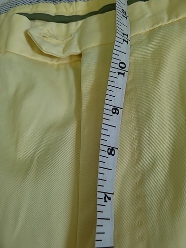 ORVIS MEN'S SHORTS FLAT FRONT YELLOW 100% PIMA COTTON STYLE # OP8L 9"INS Size 40 - Picture 12 of 20