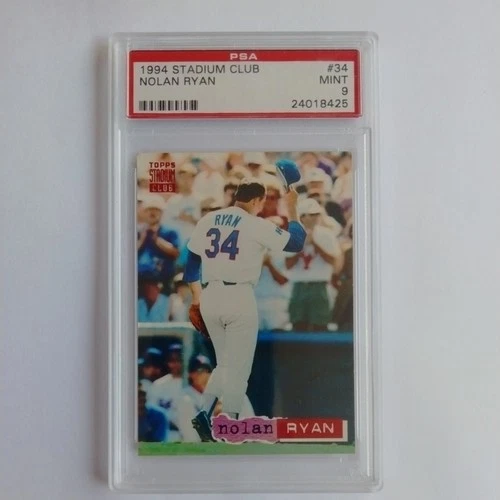 1994 Topps Stadium Club Nolan Ryan #34 PSA 9