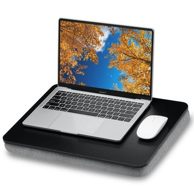 Zeaptac Lap Desk Pillow Cushion Portable Bed Desk Fits Up To 15.6 Inch Laptop
