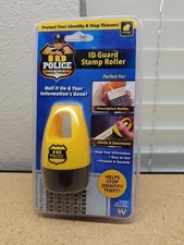 ID Police Identity Protection Roller Stamp by BulbHead - Helps Stop ID Theft *U*