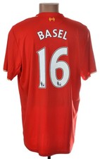 LIVERPOOL 2015/2016 HOME FOOTBALL SHIRT NEW BALANCE SIZE XL ADULT BASEL 16