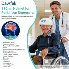 810nm Photobiomodulation Brain Helmet for Parkinson Depression and Migraine