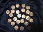 1967-1988 Kennedy Half Dollar Lot Of 24 Circulated Coins Include 15 Bicentennial