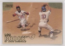2016 Topps Stadium Club Gold Foil Lou Brock #179 HOF 18aq