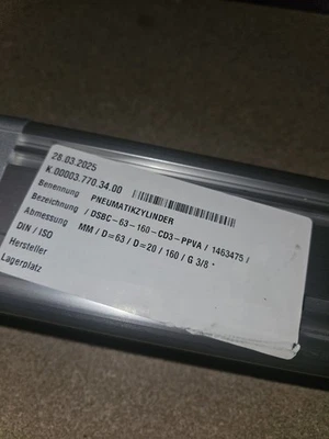 Festo 1463475 ISO cylinder — Pneumatic & Hydraulic Cylinders