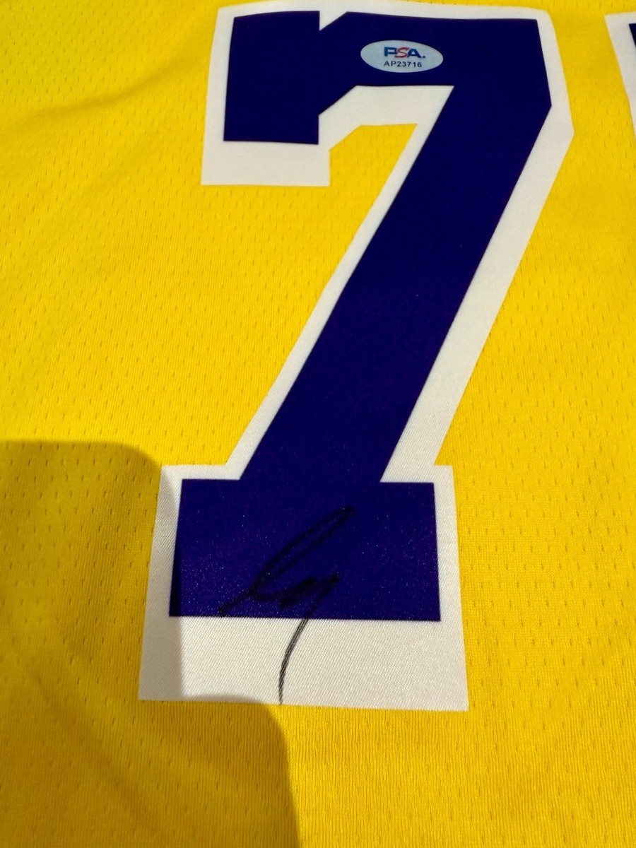 Luka Doncic Signed Autographed Jersey Los Angeles LA Lakers PSA