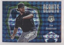 2021 Panini Mosaic Debuts Green Mosaic Prizm Ian Anderson #PD7 0b3