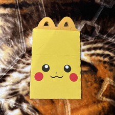 Pokemon 25th Anniversary - McDonalds Happy Meal Box - Pikachu - New never folded