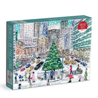 Michael Storrings Snowfall on Park Avenue 1000 Piece Puzzle Galison