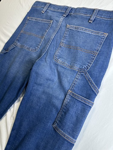 Abercrombie Kids Loose Jeans Size 15/16 Regular Cargo - Picture 9 of 9