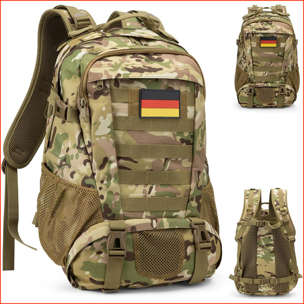 MilitäR Rucksack 30L Wasserdicht Molle Taktischer Rucksack Outdoor Camping-image