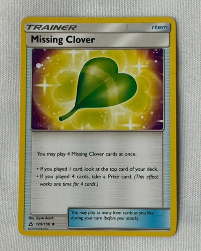 2018 Pokemon Missing Clover 129/156 Uncommon Ultra Prism