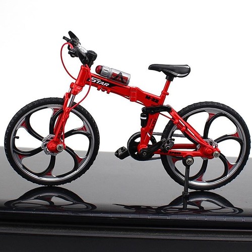 1:10 Mini Alloy Bicycle Toy, Finger Mountain Bike Diecast, Metal Racing Toy Kids - Picture 10 of 45