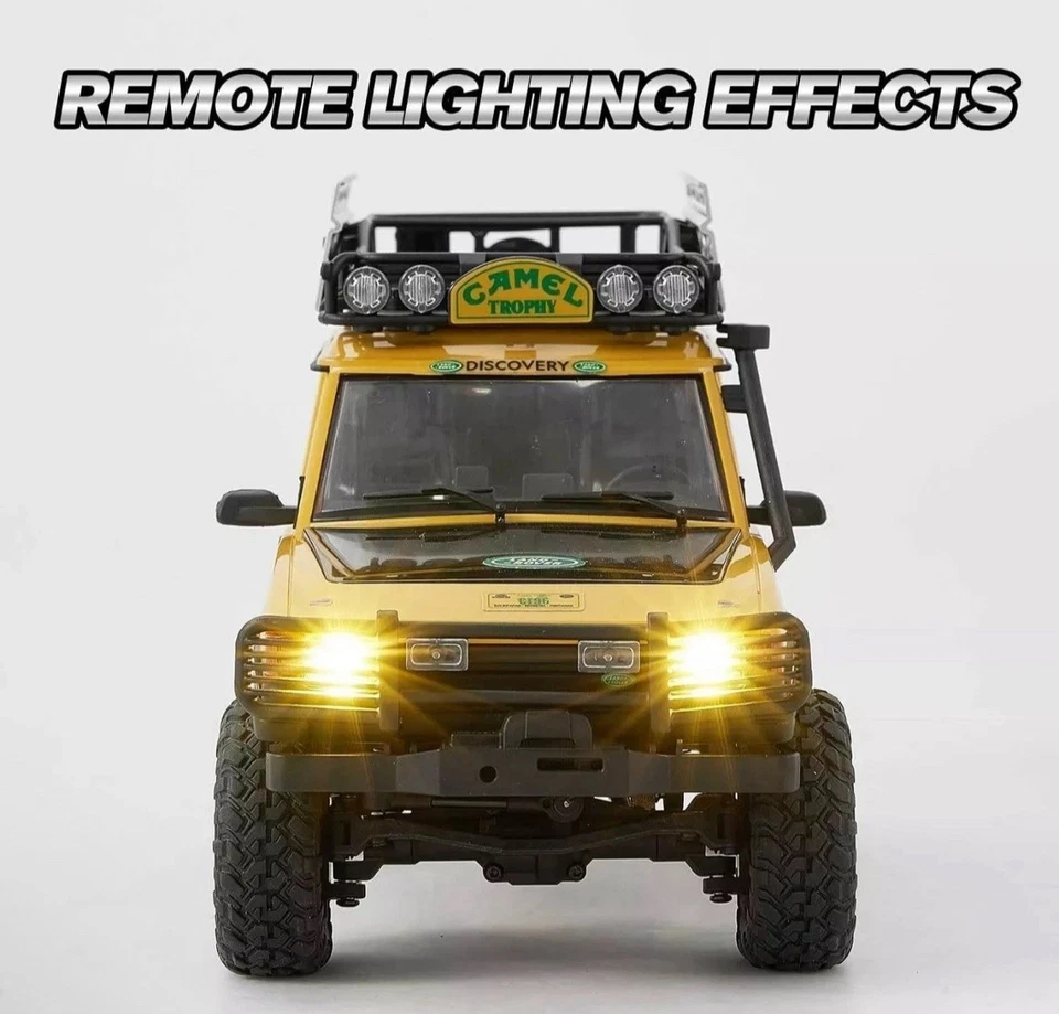 FMS 1:24 FCX24M Land Rover Camel Trophy Edition RTR FMS12482RTRYL - CAJA ABIERTA  Foto 2 de 3