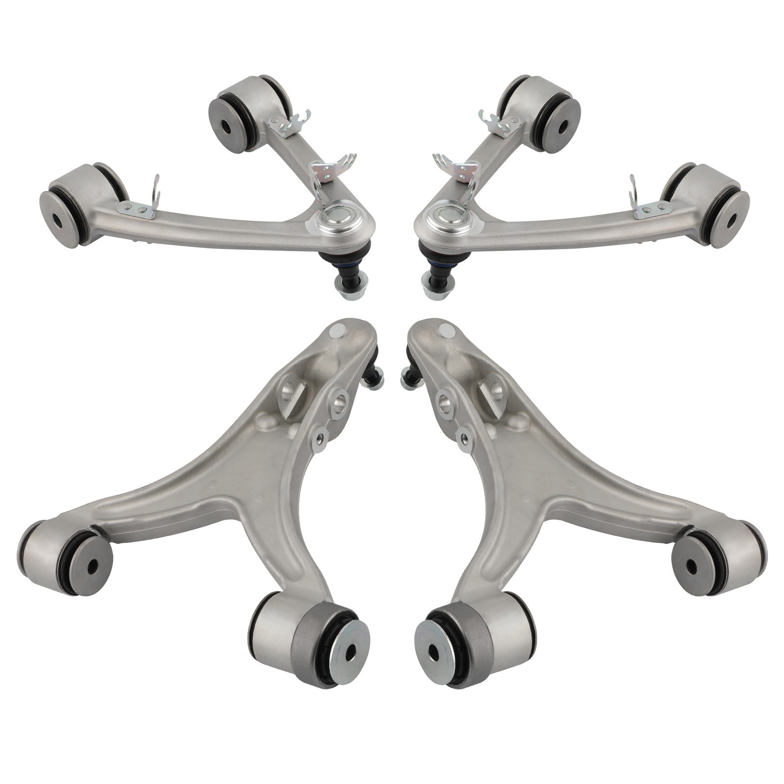 4pcs Front Control Arms For 2007-2013 Maserati Quattroporte GranTurismo M139