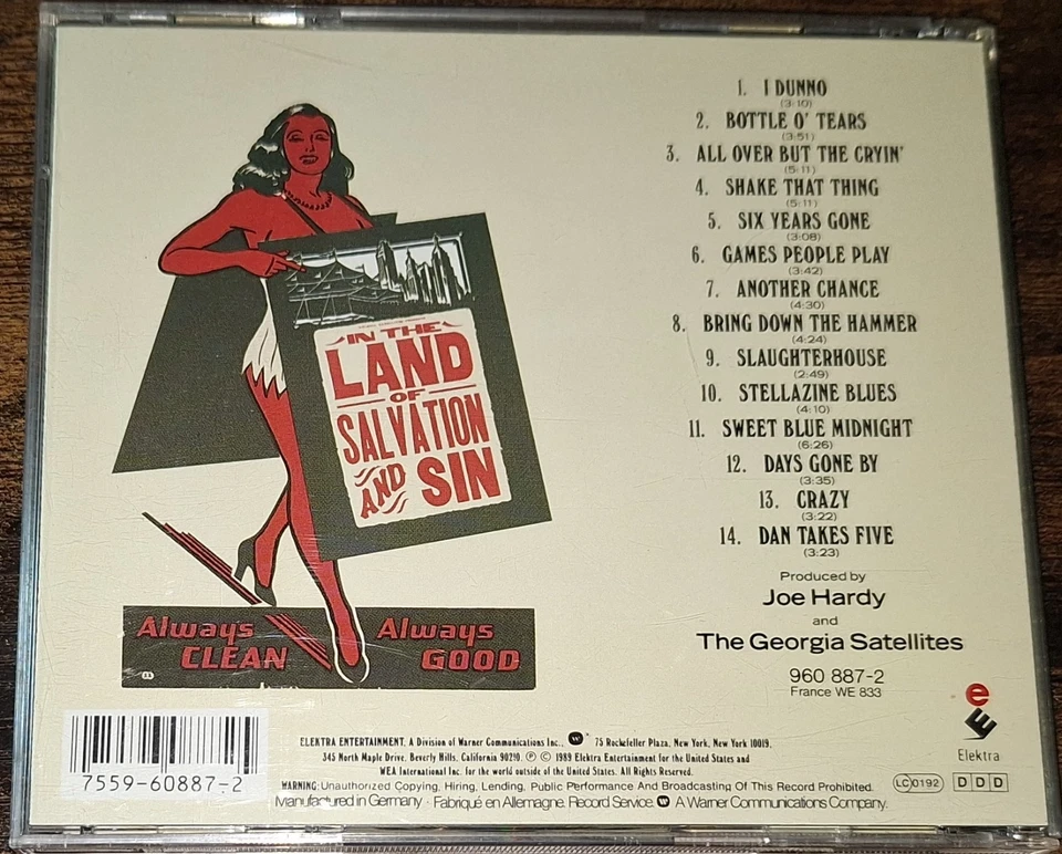 GEORGIA SATELLITES - IN THE LAND OF SALVATION AND SIN CD - Bild 2 von 2