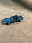 Vintage 1968 Mattel hot wheels redline custom cougar and blue toy car as is
