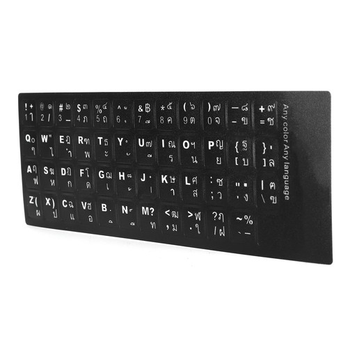 Thai Keyboard Sticker Replacement Keyboard Sticker For Desktop Computer La - Picture 16 of 22