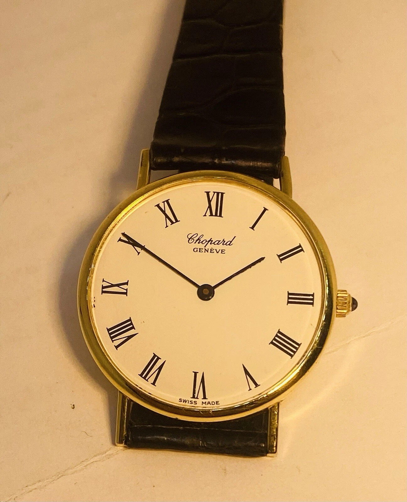 Chopard — Chopard Vintage L.U.C Watch 750/18K Yellow Gold Full Set