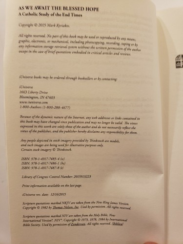 As We Await the Blessed Hope: A Catholic Study of the End Times by Mark Kyriakos - Picture 3 of 4
