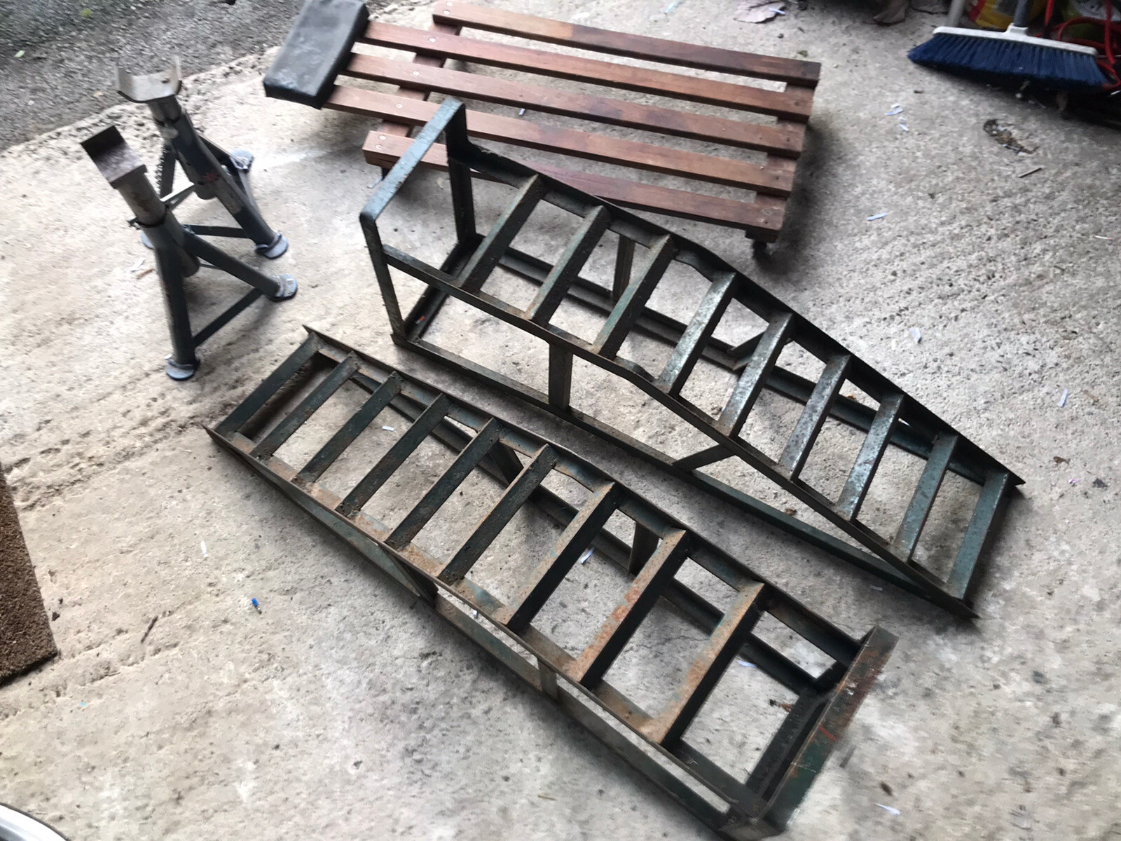 Car Ramps, Axle Stands and Crawler Trolley eBay