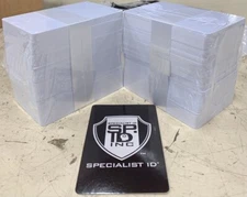 🔥2 New 200-Pk🔥 Specialist ID Blank Cards For ID Badge Printers PVC White