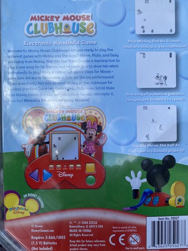Vintage. Micky Mouse Clubhouse electronic handheld game - Picture 5 of 5