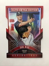 2015 ELITE EXTRA EDITION CARL WISE ROOKIE ASPIRATIONS #165/200 BLUE JAYS #123