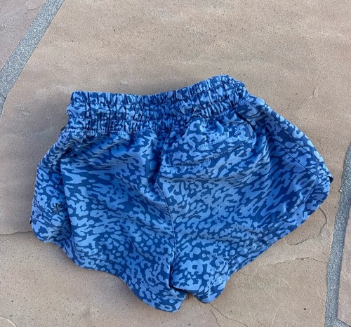 Athleta Girl All Play 3" Athletic Shorts Blue Girls Size XS Sz 6 - Picture 3 of 4