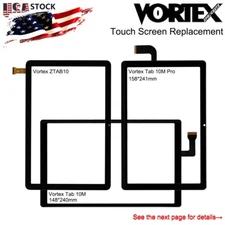 Touch Screen Digitizer Glass For Vortex ZTAB10 / Tab 10M /T10M Pro / Plus / Pro+