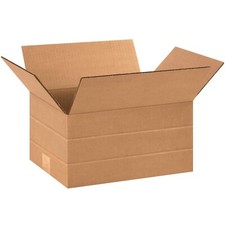 25 12" x 9" x 6" Multi-Depth Corrugated Boxes