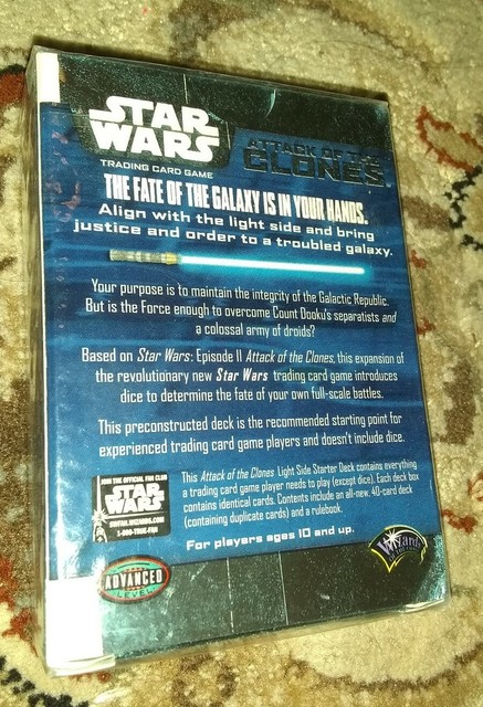 Star Wars Trading Card Game Attack of The Clones Light Side Edition () for sale online | eBay