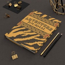 Tiger Hardcover Journal Matte