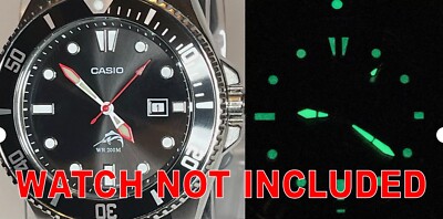 Watch Hands CASIO DURO MDV106 2035 Movement Red/White Green C3
