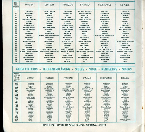 1974 Panini Vedettes Complete Book RARE Sticker Cassius Clay Muhammad Ali - Picture 6 of 9