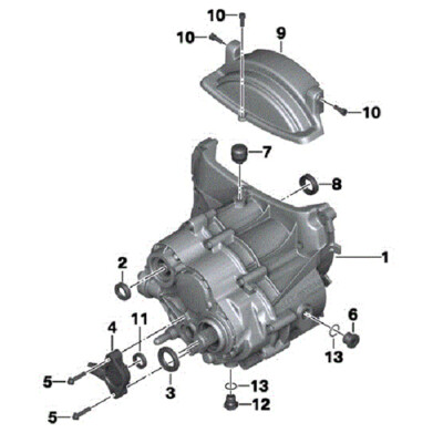 BMW R900RT 05 2005-2009 Kit viti brugola inox trasmissione n°2 R900 RT