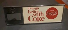 1950s60's Coca-Cola Machine sign or Metal, Emblem pure metal Westinghouse (RARE)