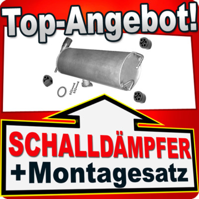 Endschalldämpfer für TOYOTA RAV 4 II 2.0 VVT-i / 2.0 D-4D TD 4WD 00-05 Auspuff