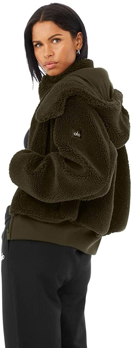 Alo Black Sherpa Jacket